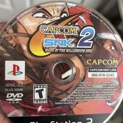 Capcom Vs Snk 2 Ps2 Game