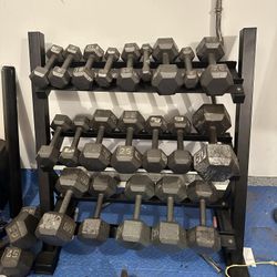 Dumbbells And Bench for Sale in Rosenberg TX OfferUp