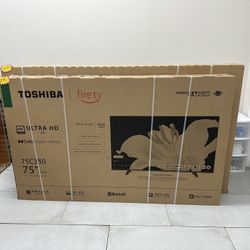 Toshiba 75” 4K TV LED! Finance For $50 Down Payment!!