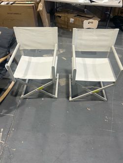 Folding Directors Chairs Set of 2