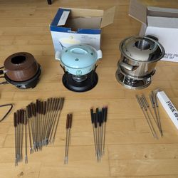 Fondue Sets and Vintage Chafing Dish