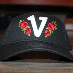 Vadaline V Logo Floral Unisex Dad Hat 