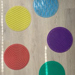 Sensory Floor Circles For Tactile Fun