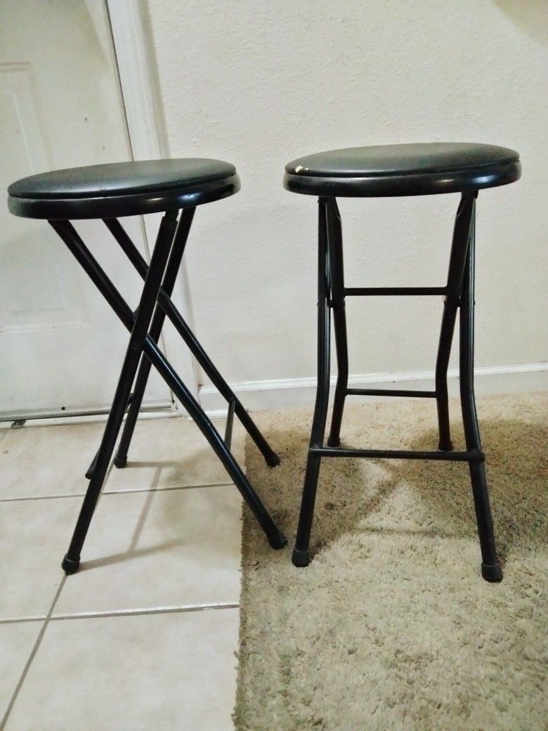 Cosco 24" Vinyl Padded Folding Stool.