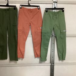 3 pair of girls pants size10/12