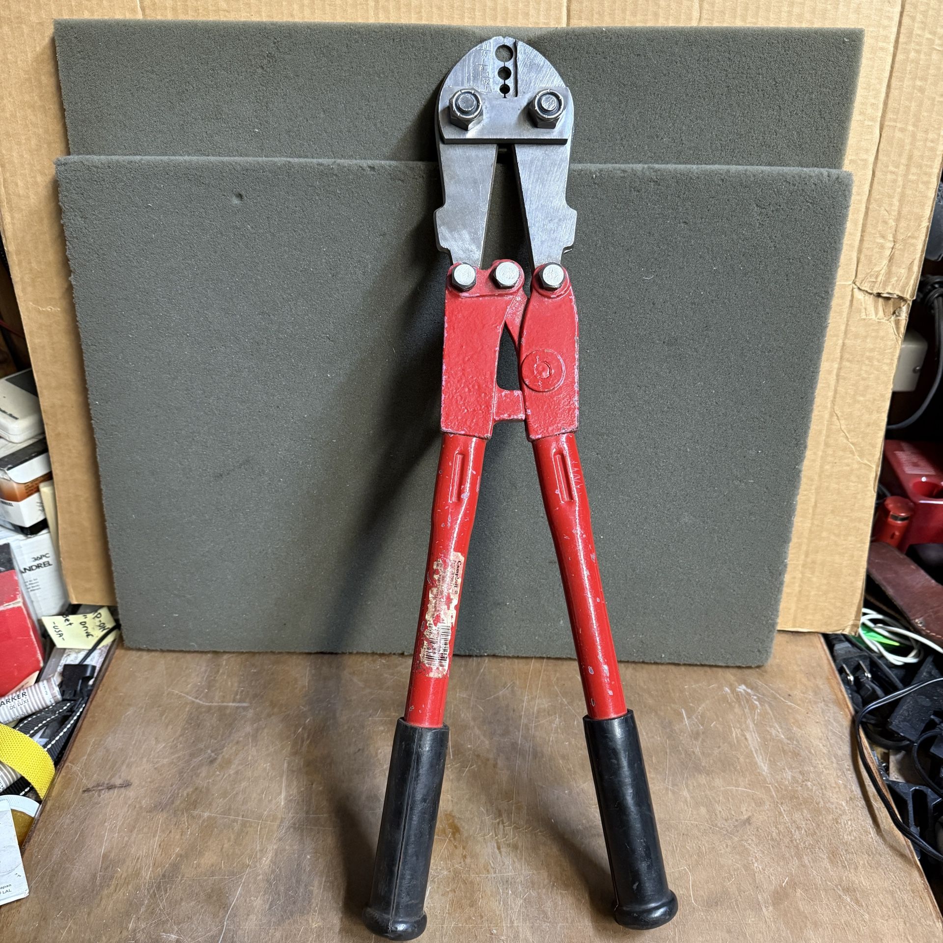 Vintage Campbell Swaging Tool 18" Length 1/16" To 3/16"