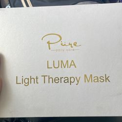 Red light therapy mask
