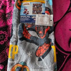 Spiderman Halloween Toddler Blanket 