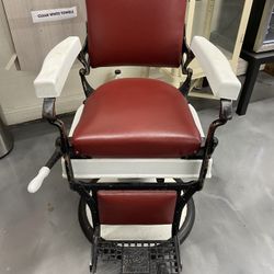 koken Antique Barber Chair  