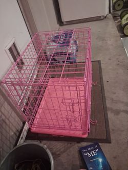 Pink cage 24x18