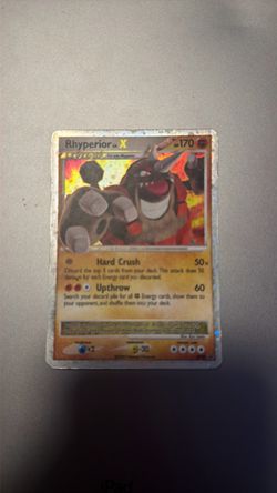 Rhyperior LV.X Pokémon Holo Card