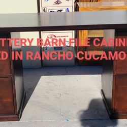 $125 Pottery Barn File Cabinet Desk LOCATED IN RANCHO CUCAMONGA CALIFORNIA 