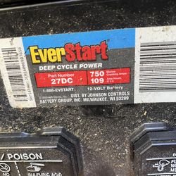 27DC Batteries Deep Cycle Marine RV
