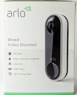 Arlo Wired Video Doorbell Hd 