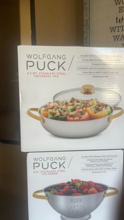 Wolfgang Puck 4.7-Qt Stainless Steel Universal Pan