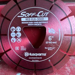 6” Soft Cut  Concrete Blade