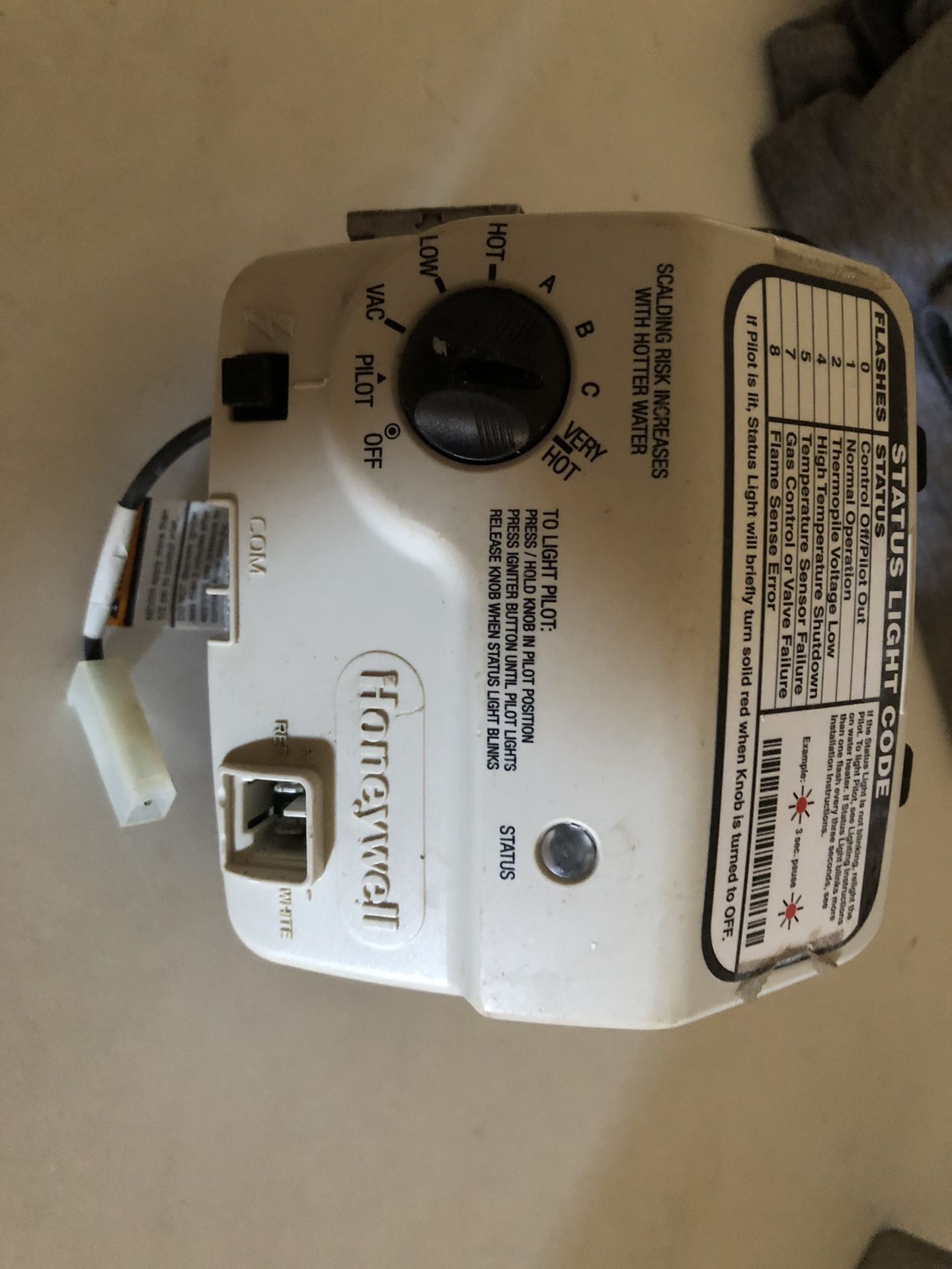 Honeywell Gas Control Valve WV8840B1109