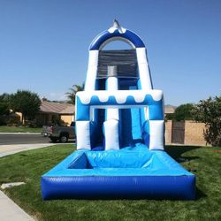Waterslide XL.  Blue Dolfin