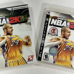 NBA 2K10 Sony PlayStation 3 Kobe Bryant Slipcover Complete with Manual Tested