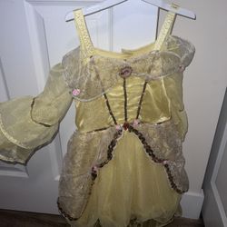 Disney Beauty And The Beast Belle Costume 4-6T