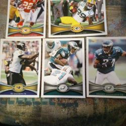 10 NFL Stars Cards Topps 2012