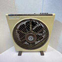 Vintage Holmes Air Box Fan The Circulator 15X17 Rotating Grill - Tested