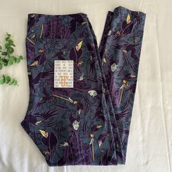 💜LLR • Disney Villain Maleficent TC Leggings (fits 12-18)
