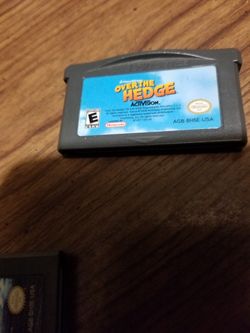 3 Game boy advance and 1 game boy color games