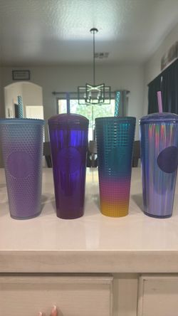 Starbucks cups & Yeti