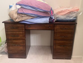 Solid Wood Antique Writing Desk