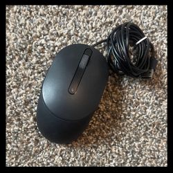 Dell Black Wired Computer Mouse