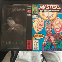 First Issue Masters Of The Universe and Superman Forever Comics GREAT DEAL