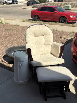 Rocker And Diaper Pail