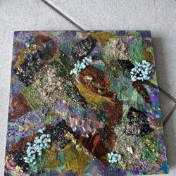 Whimsical, Colorful Handmade Art Pieces On Canvas 