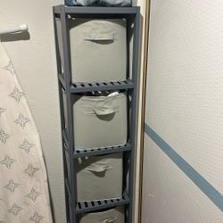 STORAGE TOWER WITH BINS