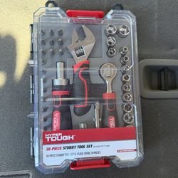 Hyper Tough 38-Piece Stubby Tool Set in Click Fit™ Case