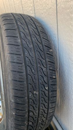 Tire with rims for Toyota Corolla