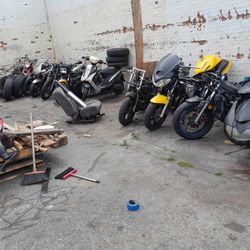 Motorcycles Use For Parts Or Fix Em Up Not Much Work for Sale in