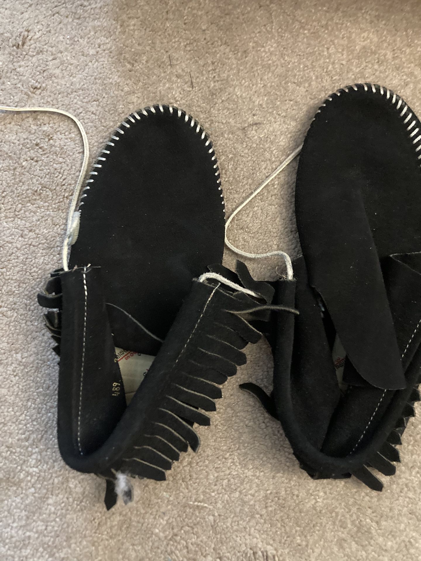 Size 9 black Moccasin 