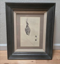 Vintage Andrew Wyeth Canvasbacks Ducks Art Print Framed 23x18" Hunting Outdoors