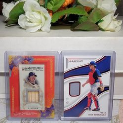 Baseball Cards Jersey  Bat Relic Numbered 