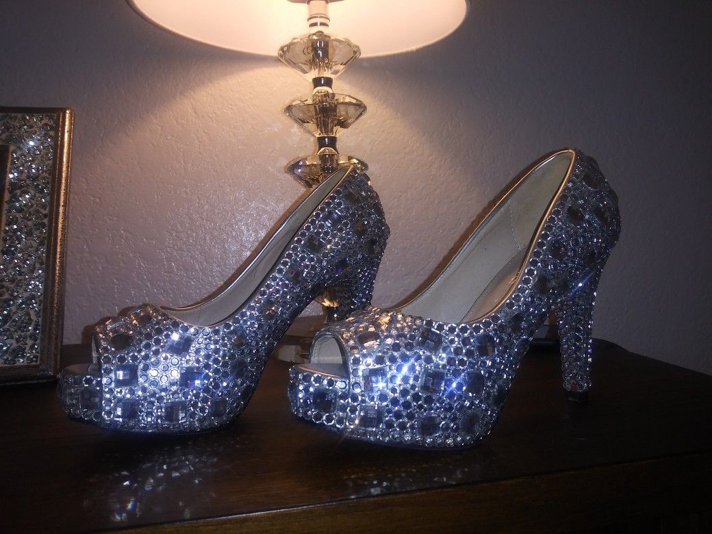 Rhinestone Heels