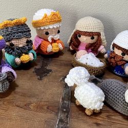 Crochet Nativity Set 