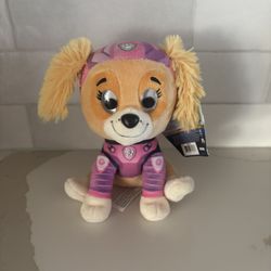 PAW Patrol: The Movie Skye Plush Toy, Premium Stuffed Animal, 6-inches