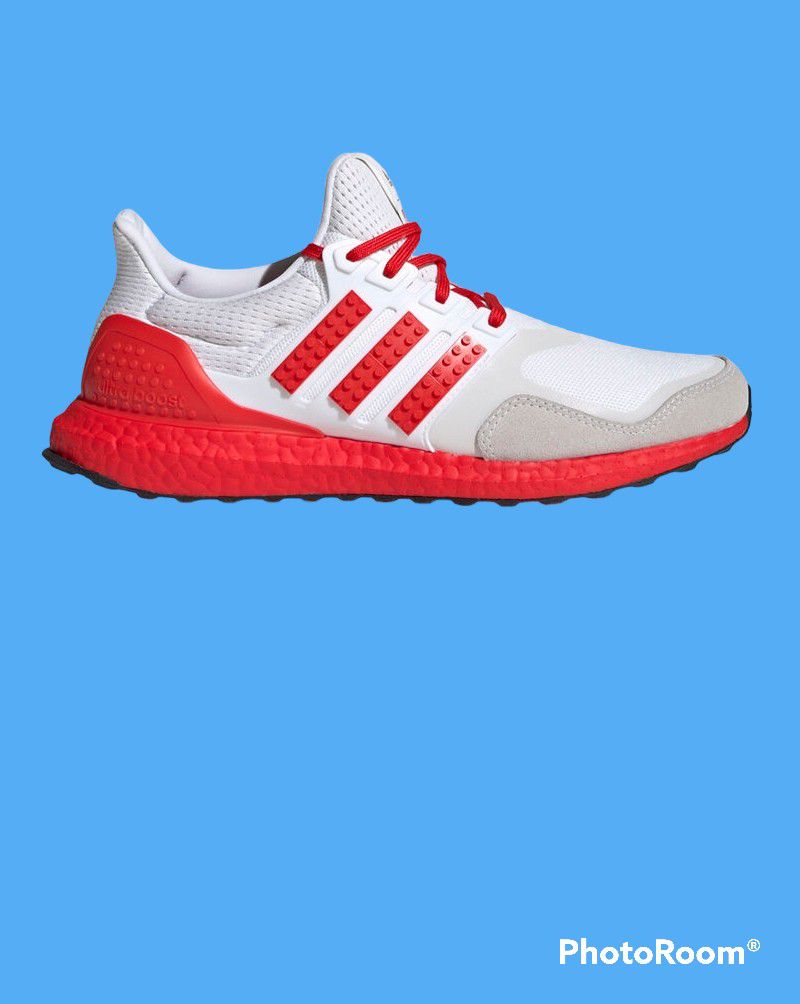 Adidas Ultraboost DNA Lego Red White H67955 Men Size 11 🔥