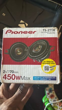 Pioneer 460w max 2/70 speakers