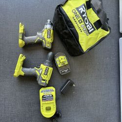 Ryobi Drill Set 