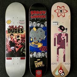 Skateboard Decks - Alien Workshop, Santa Cruz & Jeremy Klein