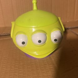 Toy Story Disney On Ice Mug Green Alien Cup Pixar Plastic 90’s Vintage