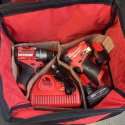 M12 Fuel 12-Volt Lithium Ion Cordless Hammer Drill & Impact Driver Combo Kit 3497-22